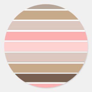 Adesivo Redondo Conch Seashell Colors