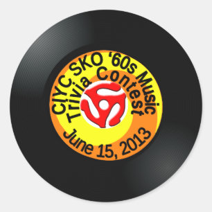 Adesivo Redondo Concurso Trivia 1