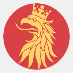 Adesivo Redondo Condado de Scania (Skåne)