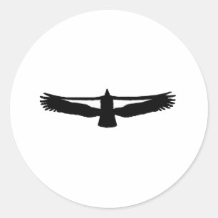 Adesivo Redondo Condor de Califórnia