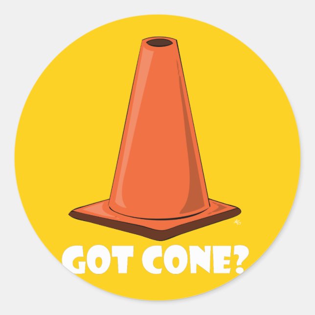 Adesivo Redondo CONE 1t (Frente)