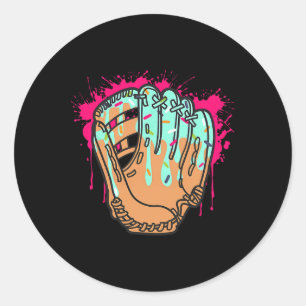 Adesivo Redondo Cone de Sorvete Bysebyll Glove Drip