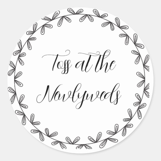 Adesivo Redondo Confetti Sticker (Frente)