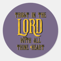 Confie no LORD com todo aquele Coração Roxo