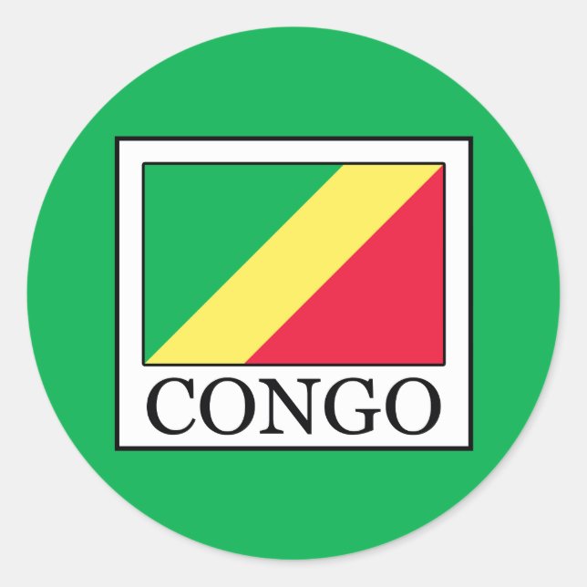 Adesivo Redondo Congo (Frente)