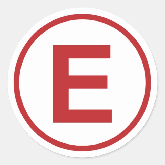 Adesivo Redondo Conjunto de Decomposições do Extinguista de Fogo d (Frente)