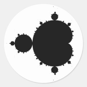Adesivo Redondo Conjunto de Mandelbrot 01 - Fractal
