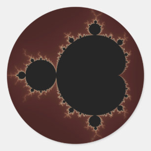 Adesivo Redondo Conjunto de Mandelbrot 08 - Fractal