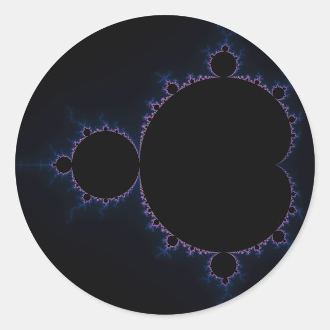 Adesivo Redondo Conjunto de Mandelbrot 10 (Frente)