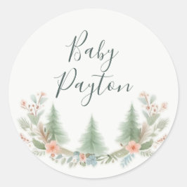 Adesivo Redondo Conjunto de rótulos de alimentos e bebidas