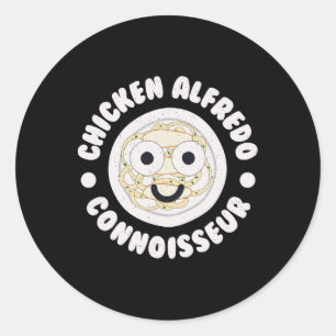 Adesivo Redondo Connoisseur de Frango Alfredo - Frango Italiano Al