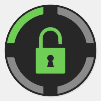 Adesivo Redondo Conquista desbloqueada