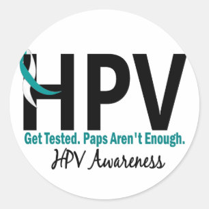 Adesivo Redondo Consciência 4 de HPV