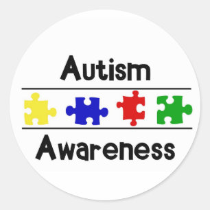 Adesivo Redondo Consciência do Autismo