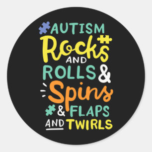 Adesivo Redondo Consciência do Autismo 3