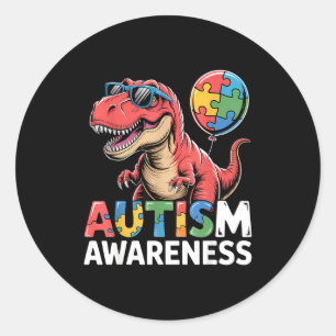 Adesivo Redondo Consciência do autismo autista 