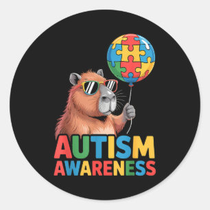 Adesivo Redondo Conscientização do autismo