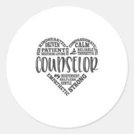 Adesivo Redondo Conselheiro, conselheiro escolar