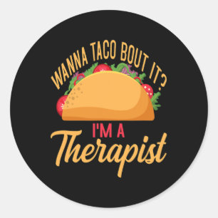 Adesivo Redondo Conselheiro Taco Lover Wanna Taco sobre isso Eu so