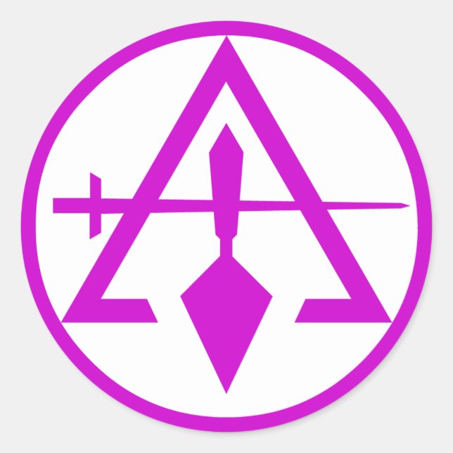 Adesivo Redondo Conselho de Maçons Cripticos, NÃO PROVA DE ÁGUA (Frente)