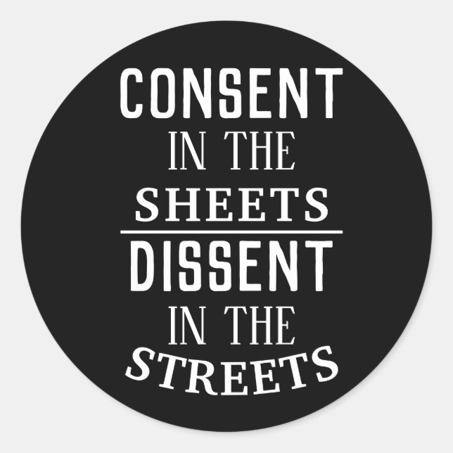 Adesivo Redondo Consentimento nas folhas (Frente)