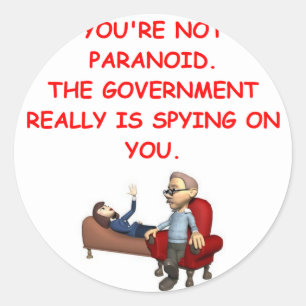 Adesivo Redondo conspiração