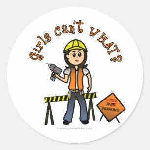 Adesivo Redondo Construção de luz