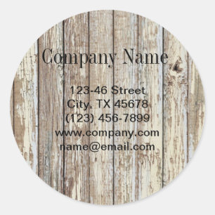 Adesivo Redondo construção de vintage de madeira handyman