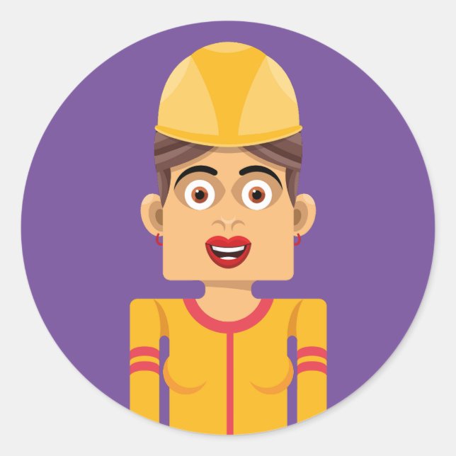 Adesivo Redondo Constructora (Frente)