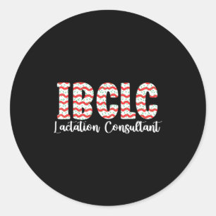 Adesivo Redondo Consultor de Lactação de Natal Ibclc Amamentação