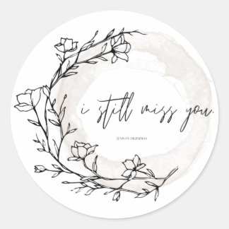 Adesivo Redondo Continua A Sentir-Te Viciado