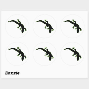Adesivo Redondo Contorno Verde GECKO