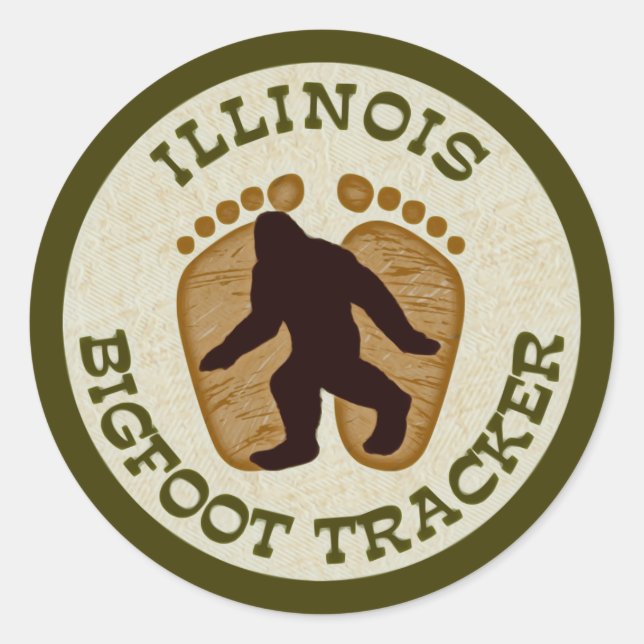 Adesivo Redondo Controlador Bigfoot Illinois (Frente)