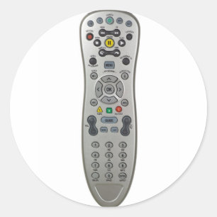 Adesivo Redondo Controle remoto