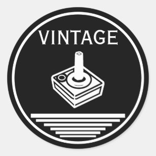 Adesivo Redondo Controle VINTAGE