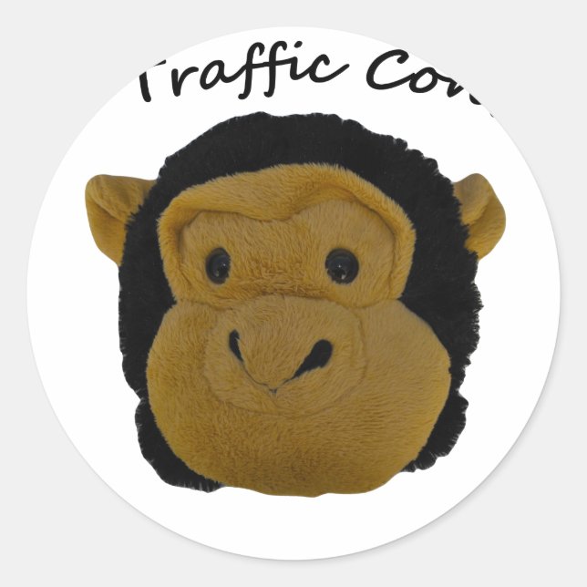 Adesivo Redondo Controlo do tráfego aéreo (Frente)