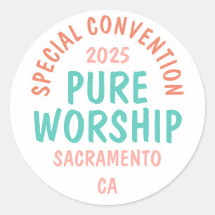 Adesivo Redondo Convenção Especial de 2025   JW