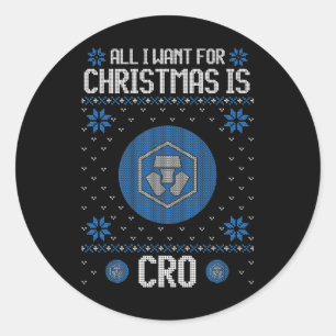 Adesivo Redondo Conversação em Moeda Criptográfica - Crytpo.com Na
