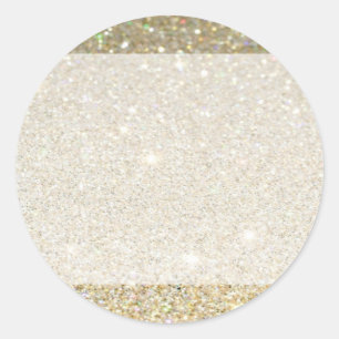 Adesivo Redondo Convidar ouro de brilho para qualquer ocasião