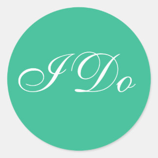 Adesivo Redondo Convite de casamento Mountain Meadow