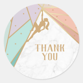 Adesivo Redondo Convite De Escala De Rock