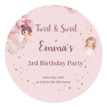 Convite de Festa Infantil Tema Fada