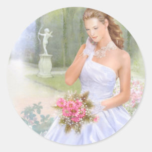 Adesivo Redondo Convite de Quinceanera