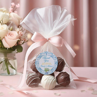 Adesivo Redondo Convocação para o Casamento do Mediterrâneo Lemon 