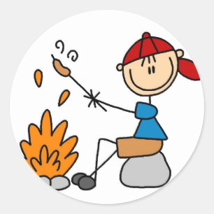 Adesivo Redondo Cook Hot Dogs Sticker