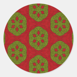 Adesivo Redondo Cookie de Natal