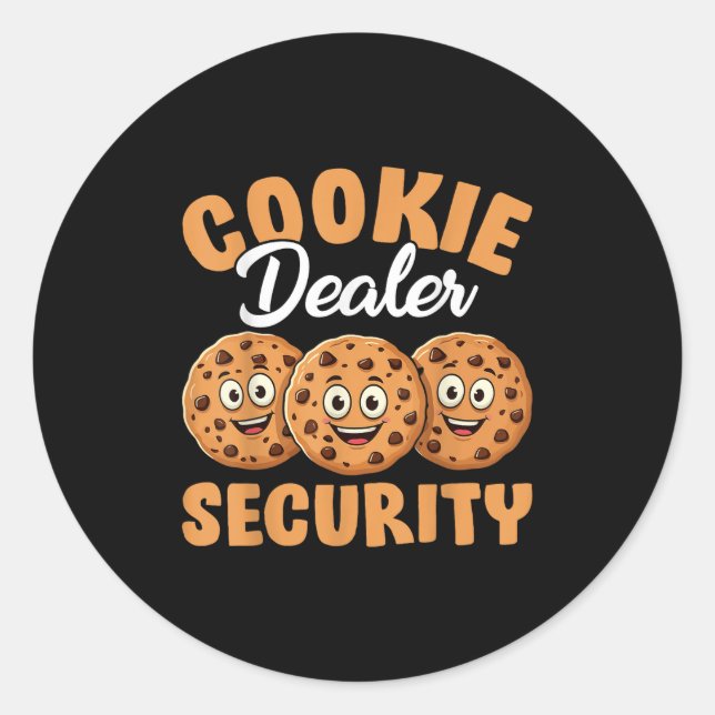 Adesivo Redondo Cookie Er Security (Frente)