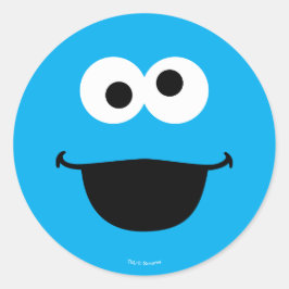 Adesivo Redondo Cookie Face Art