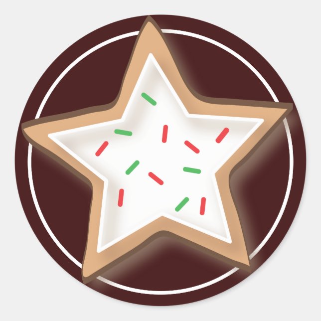 Adesivo Redondo Cookie Yummy Stickers (Frente)