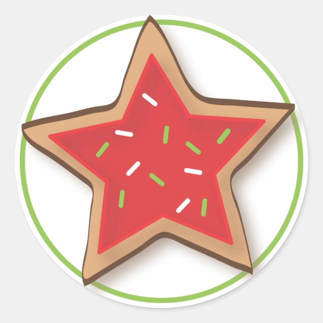 Adesivo Redondo Cookie Yummy Stickers (Frente)